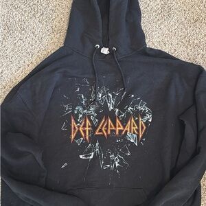 Jerzees Black Hoodie with Graphic Design